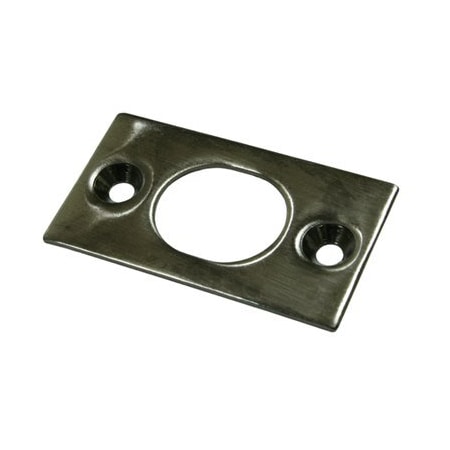 Deltana SP6FBU15A Strike Plate For 6 Flush Bolt Antique Nickel, 10PK SP6FBU15A-XCP10